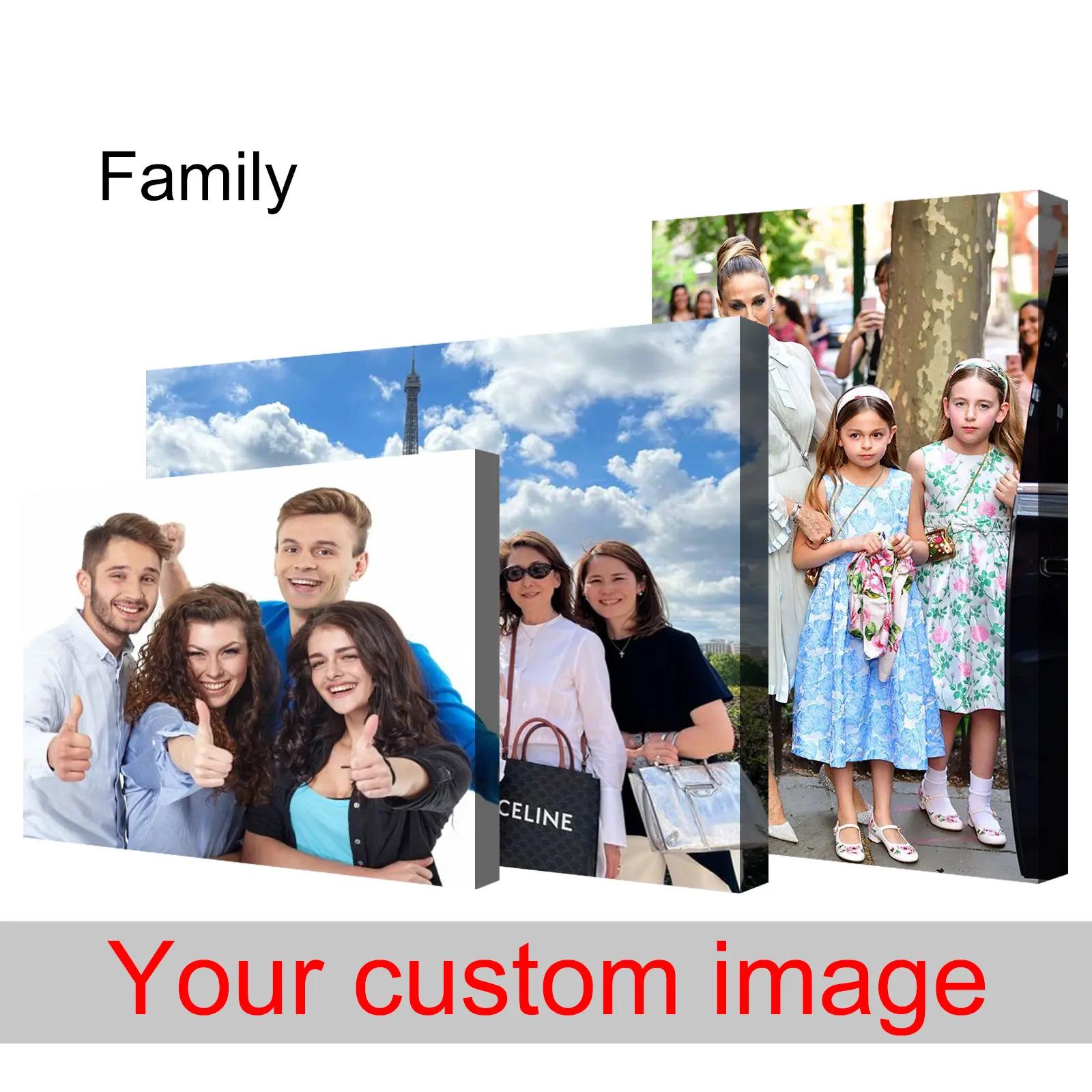 PrintToucan& Personalized Pet Photos Canvas Wall Art - Customizable with Your High-Resolution Images for Weddings Anniversaries Engagements & More
