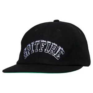 Spitfire Wheels Hat Team Bighead Flame Script Strapback Black/White