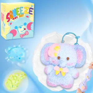 5PCS Squishies Set Soft Elephant Starfish Seashell Crab Sensory Fidget Toys for Stress Anxiety Relief Sticky Party Favors Birthday Gift for Boys Girls TikTok