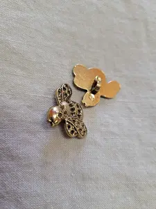 28mm Metal Bee Shank Button