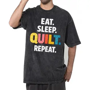 Washed Quilting Shirt – Stylish Patchwork Quilt Tee for Sewing Enthusiasts