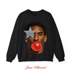 Kobe Bryant Face Gum Pop Sweatshirt, Vintage Los Angeles Basketball Retro Y2K Wash Hoodies, Kobe Graphic T-shirt, Sport Wash Shirt