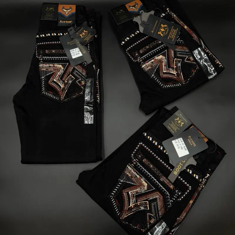 Men's Premium Boot Cut Denim Jeans - Pantalon Vaquero para hombre Men's Premium Boot Cut Denim Jeans - Pantalon Vaquero para hombre
