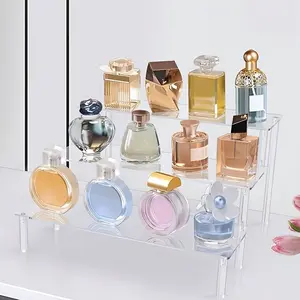 Clear Acrylic Display Rack, 1 Count Multi-layer Desktop Display Rack, Multifunctional Display Rack for Living Room, Bedroom, Toy, Skincare, Acrylic Shelf