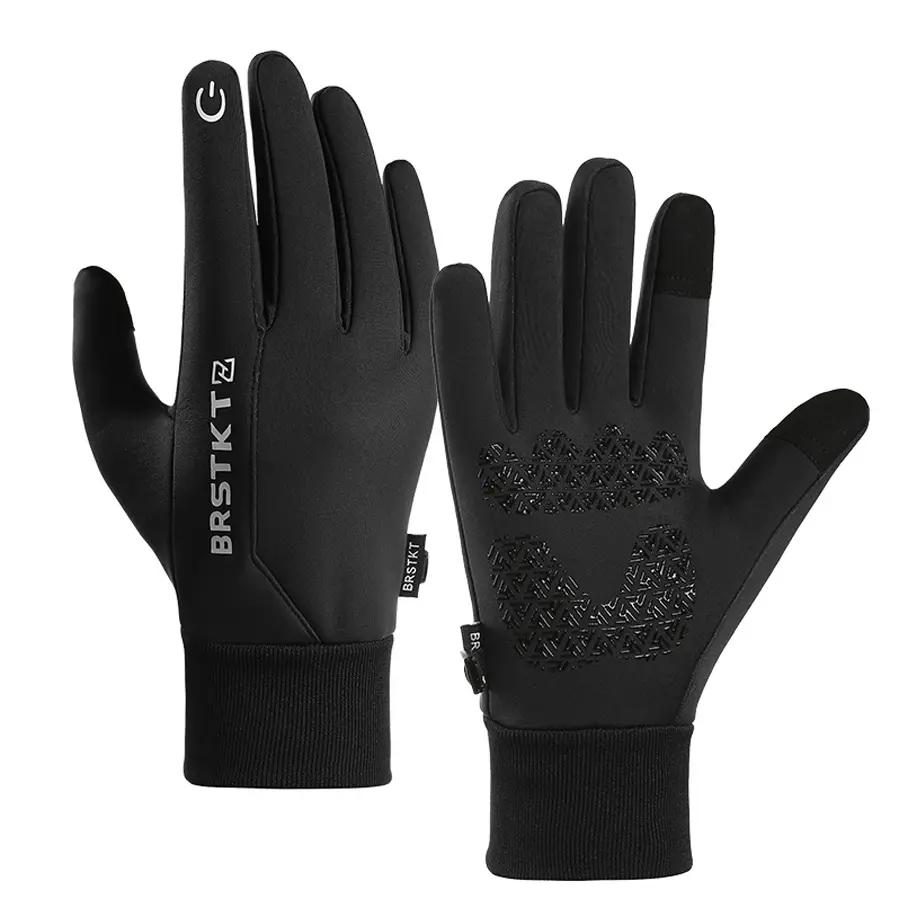 Unisex Winter Touch Screen Thermal Gloves - Windproof, Water-Resistant, Non-Slip, Lightweight Sports Gloves for Motorcycle Riding, Driving, Daily Outdoor Commuting