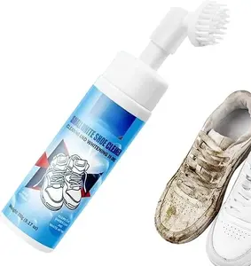 260g Shoe Cleaner, Shoe Cleaning Kit with Brush, Canvas Shoes Cleaner Spray Brush, Tennis ShoeCleaner, White Shoes Cleaners for Removing Stain