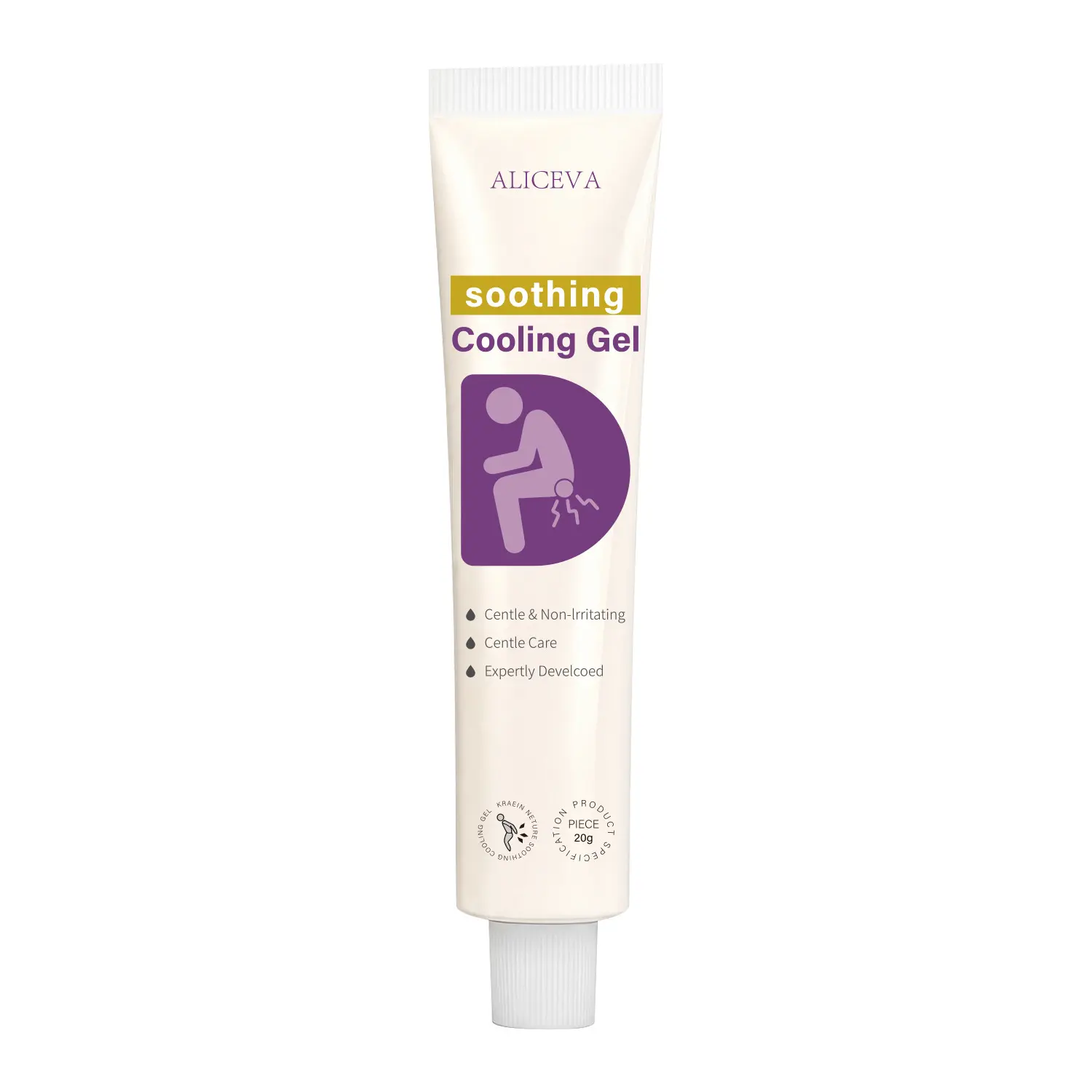 ALICEVA Soothing Cooling Gel – Gentle Calming Ointment for Discomfort Relief & Sensitive Skin Comfort