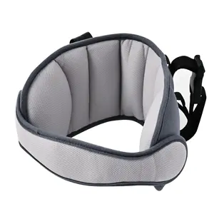 Seat  Support Band, Adjustable  Carseat Headhold, Safety  Seat   Strap, Breathable   Pillow Support   Travel Accessories, Dark Grey