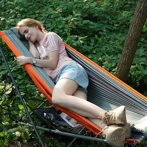 PHI VILLA Portable Hammock with Stand - Compact Folding Frame for Camping, Backpacking, and Travel Outdoor Swing