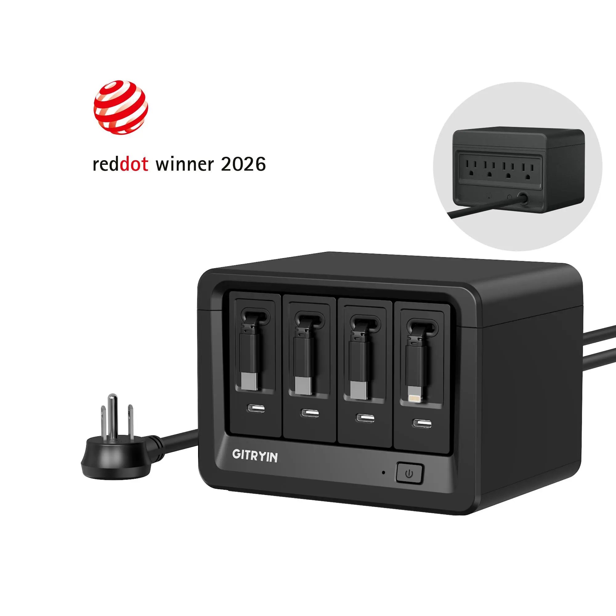 Gitryin 12-in-1 Desktop Charging Station for Multiple Devices Efficient & Convenient Design Simultaneous Charging Solution summerwins