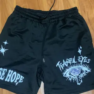 Men's Letter & Graphic Print Shorts, Casual Comfy Breathable Pocket Drawstring Waist Shorts for Daily Wear, Men's Bottoms for Summer