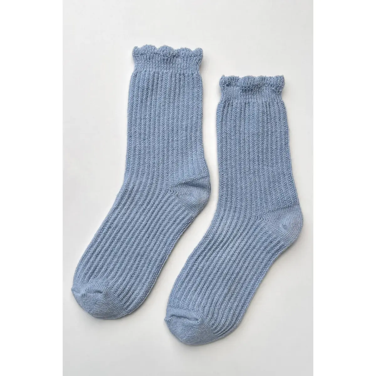 Linen Scallop Socks