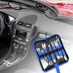 Strong Steel Car Accessory Removal Tool Not Damaging Wedges Easy To Use For Interior Trim Radio & Dashboards Repair Professional Auto Trim Pry Tool