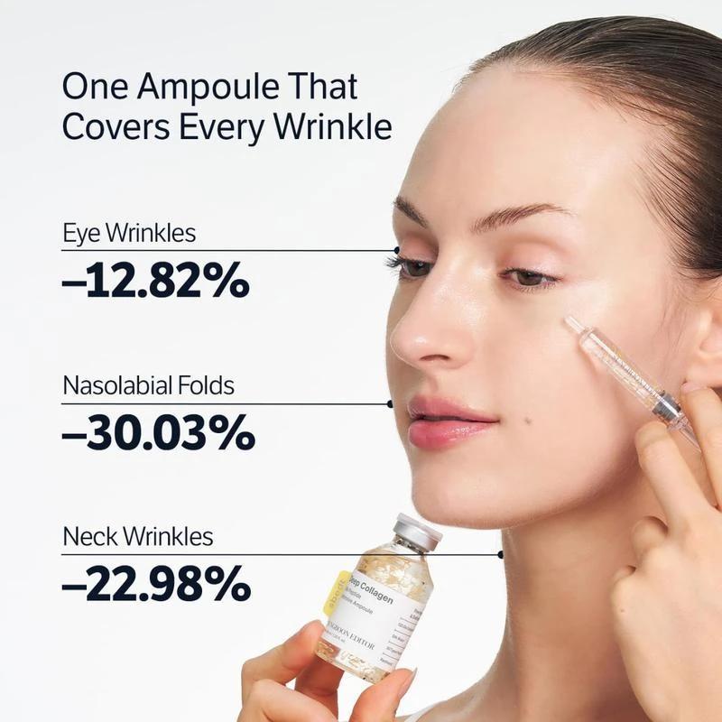 Silk Lifting Peptide Ampoule | Wrinkle Care | Face-Lift at Home serum with Peptides & Deep Collagen | Plumping, Smooth, Anti aging Korean Skincare (30ml)