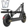 Adult Electric Scooter - 2 Wheels Portable Commuting Scooter, 350W/500W Motor, 19/22 MPH Max Speed, 16/25-Mile Range, Foldable Multifunctional Design, Dual Suspension, Dual Brakes, Puncture-Proof Tires, LED Display, Smart APP Control, 265 lbs Max Load