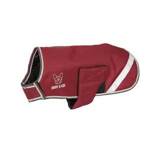 Shires Digby & Fox Waterproof Dog Coat for Winter - Insulated Lining, Taped Seams, Reflective Strips, Breathable Lining, Harness Compatible