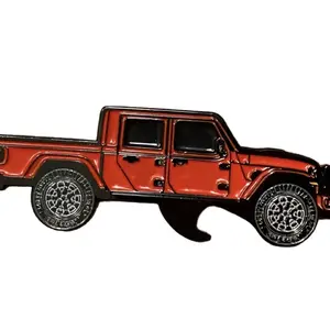 Double-Sided Metal Enamel for Jeep Gladiator Keychain Bottle Opener – Durable and Stylish Accessory