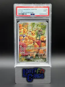 Pokemon TCG Eevee | Twilight Masquerade 188/167 | PSA Graded MINT 9