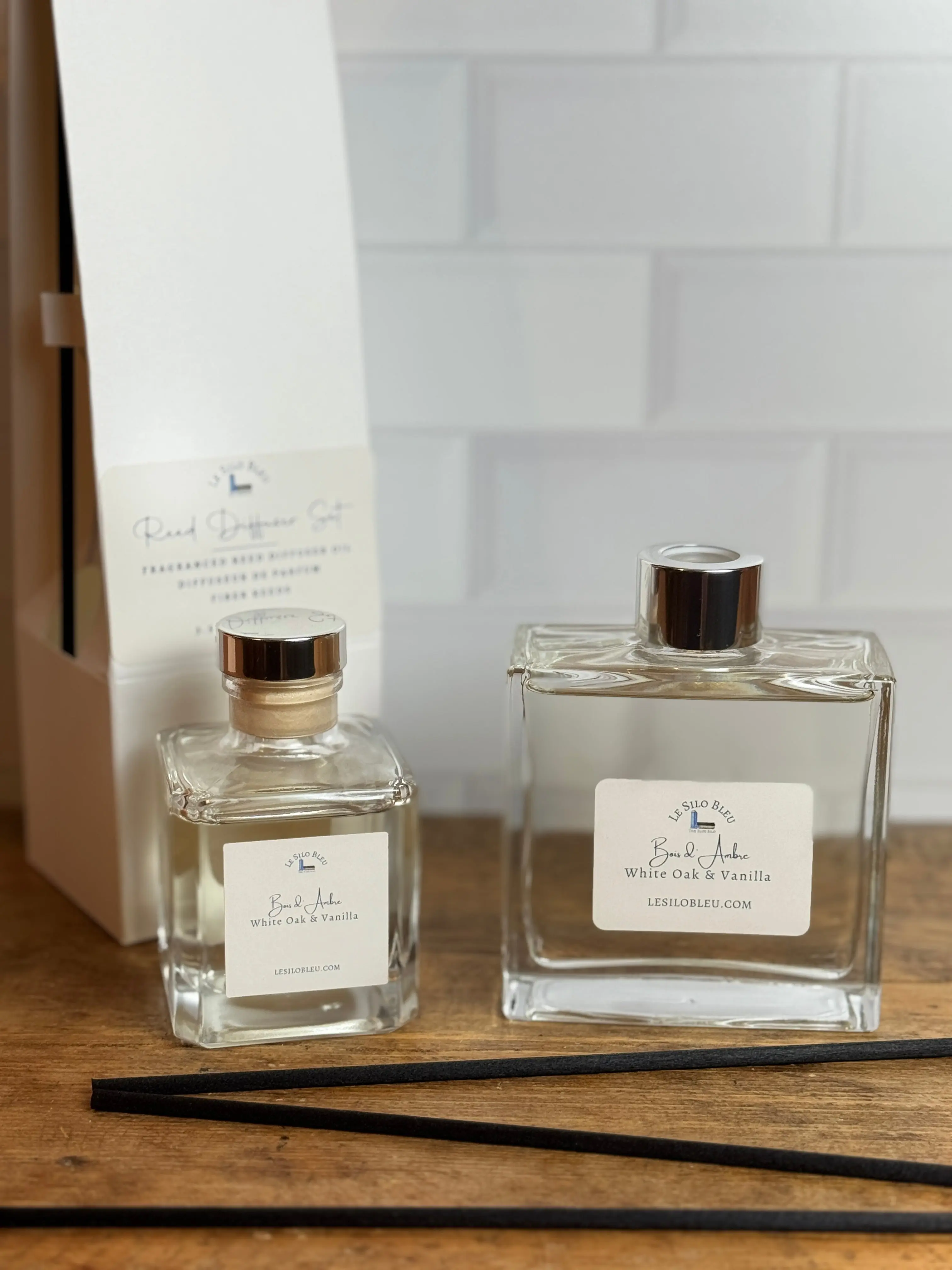 White Oak and Vanilla Reed Diffuser Set // Bois d’Ambre Diffuseur de Parfum