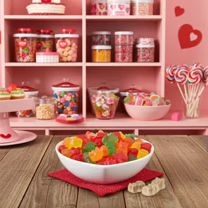 Haribo Gold Bears:   Fruity, chewy, and fun! The iconic gummy candy loved for generations in classic fruit flavors.