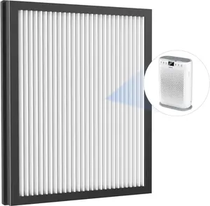 lunino Air Purifier Replacement Filter for E-200,  Air Cleaner Filter, 1 Pack, White, 3 Stage HEPA Filter