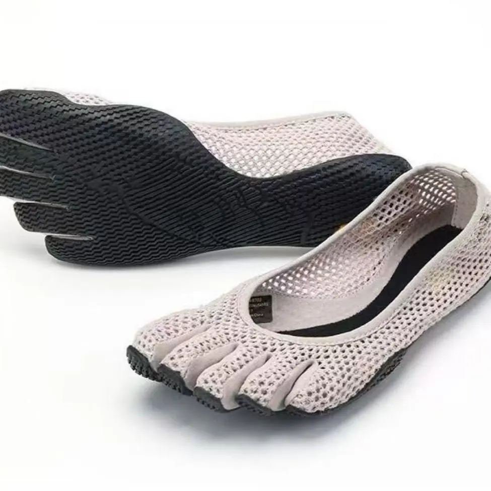 Women's Split-Toe Ballet Dance Shoes - Lightweight, Non-Slip, Breathable Slip-On Dance Footwear for Adult Yoga Fitness & Gym, Fivefingers Sporty Footwear