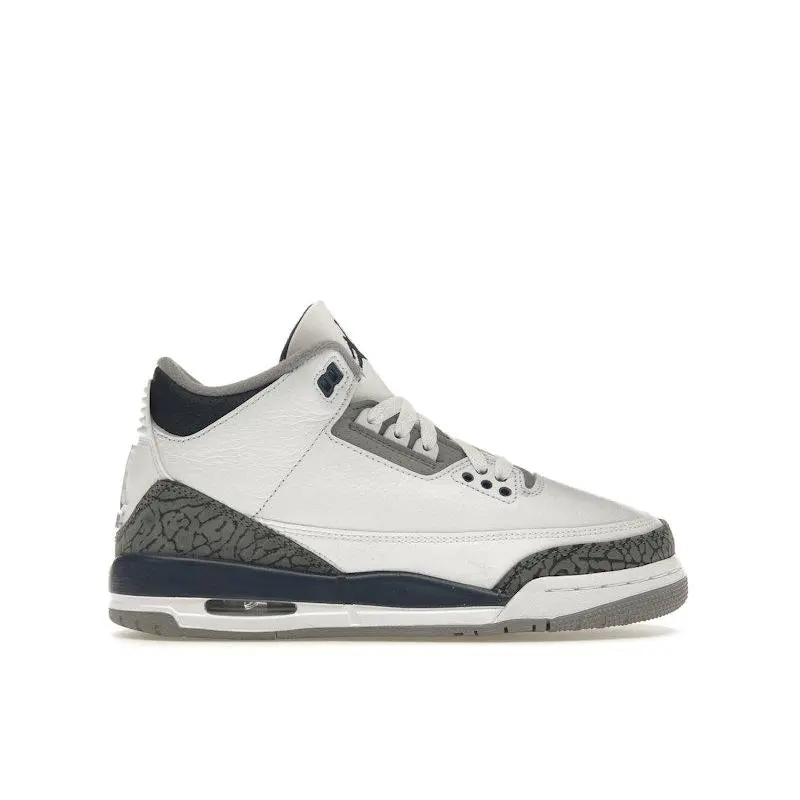 Jordan Kid's 3 Retro Midnight Navy Basketball Shoes, from StockX