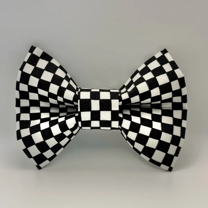 CHECKERED UP-Handmade Puffy BowTie CHECKERED UP-Handmade Puffy BowTie