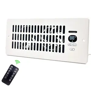 Register Booster Fan for 4*10"This 10-Speed Vent Booster Fan Plug-in type Moves 30% More Air. Thermostat & Remote Control for Ultimate Comfort. install in  /Floor Vents. Negative Ion & Ultra Quiet. Get Better AC/Heating!2 mins!