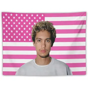Dominic Music Fike Tapestry National Flag Poster Dormitory Living Room Bedroom Interesting Tapestry Indoor And Outdoor Decorative Wall Aesthetic Fashion Personality Art Home Decoration