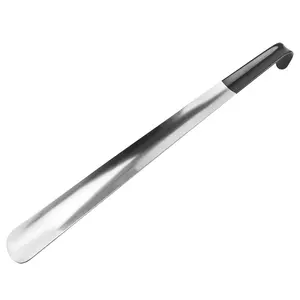 Elderly Long Shoe Horn - 1 Piece 16.5inch (Approximately 41.9cm ) Metal Shoe Horn with Long Handle, Suitable for Elderly, Men, Women, and Children - Boot Horn, Shoe Horn with Long Handle, Essential for Elderly - Shoe Spoon, Elderly Gift