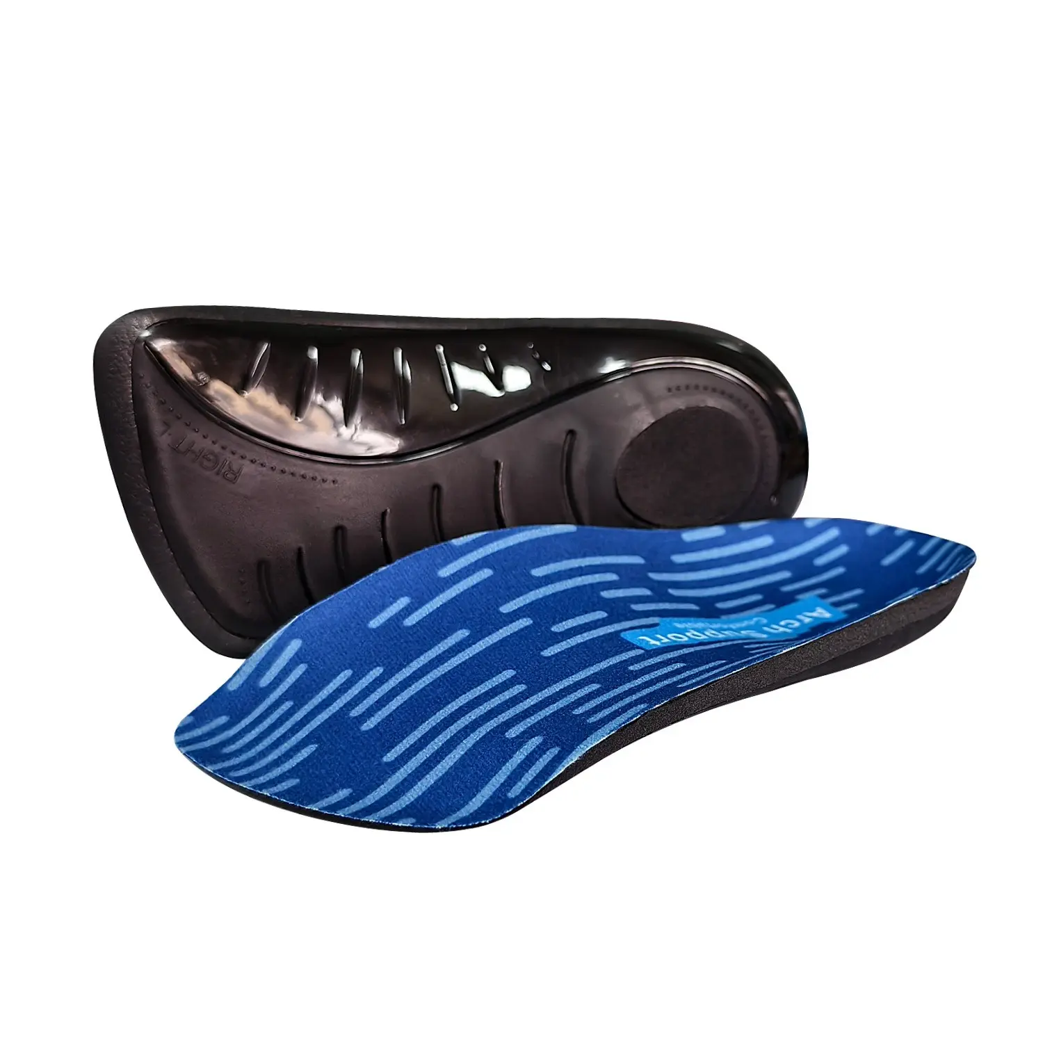 3/4 Corrective Insoles for Plantar Fasciitis Relief, Arch Support for Flat Feet, Overpronation & Heel Pain, All Seasons Comfort