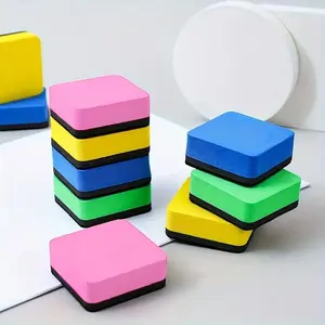 10pcs Colorful Whiteboard Erasers, Sponge Rubber Erasers for Classroom, Home, Office, School Supplies, Classroom Erasers