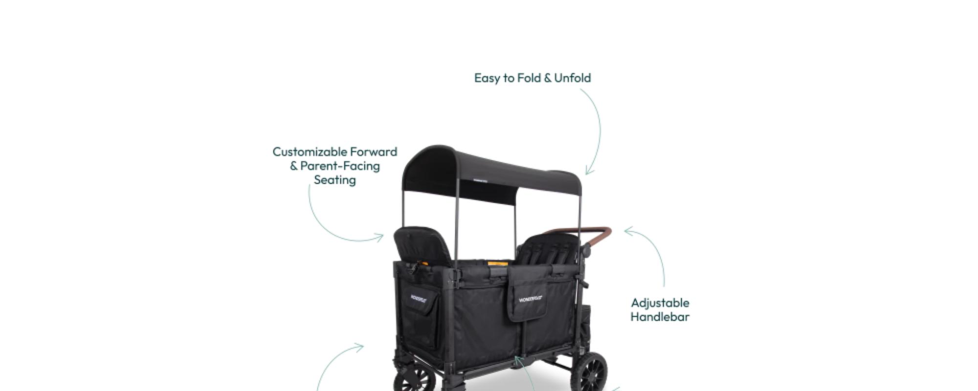 W4 Luxe Pro Stroller Wagon (4 Seater)