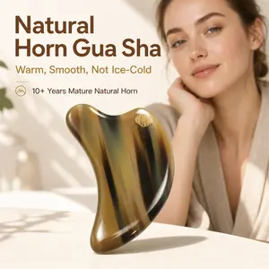 Gua Sha Facial Tool for Facial Gua Sha | Lymphatic Drainage Massage & Depuffing | Jawline Gua Sha Sculpting Tool | Face and Body Massage Scraper.