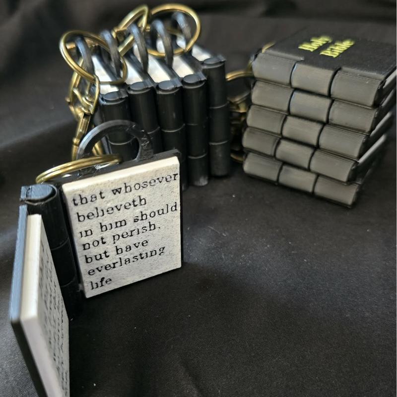 Holy Bible Keychain