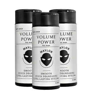 Volume Power Men's Hair Powder - Easy Application Instant Texture & Volume Strong Hold Non-Sticky Lightweight Daily Use 0.5oz