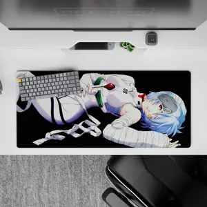 [SALE UP TO 30%]Evangelion - Anime Desk Mat - Melancholy Serenity, Mouse Pad for Anime Fan, Gaming Desk Accessories, Large Computer Pad, Desk Decor