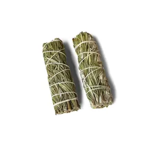 4" Rosemary Sage (Protects Against Psychic Attacks - Mental Clarity - Purifies Vibration) Aromatic Sage Aromatherapy Oils Aromatic Sage Aromatic Sage