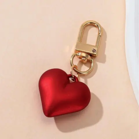 Heart Shaped Lock Keychain, Cute Fashionable Keychain for Women & Men, Fashion Accessories for Daily Use, Trendy All-match & Exquisite Keychain for Birthday Gift