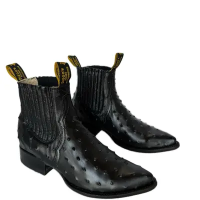 Asos Design Asos Botin Negro Asos Design Cuban Heel Western