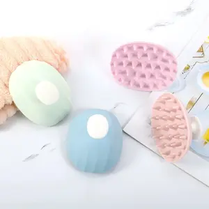 Scalp Massage Hair Brush, Soft Silicone Scalp Massager, Deep Cleaning, Relaxing Scalp Massage, Single Item Pack