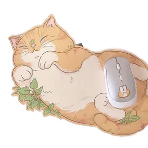 Cute Kawaii Cat Mouse Pad - Thick, Soft, and Vibrant desk pad keyboard anti-slip rubber