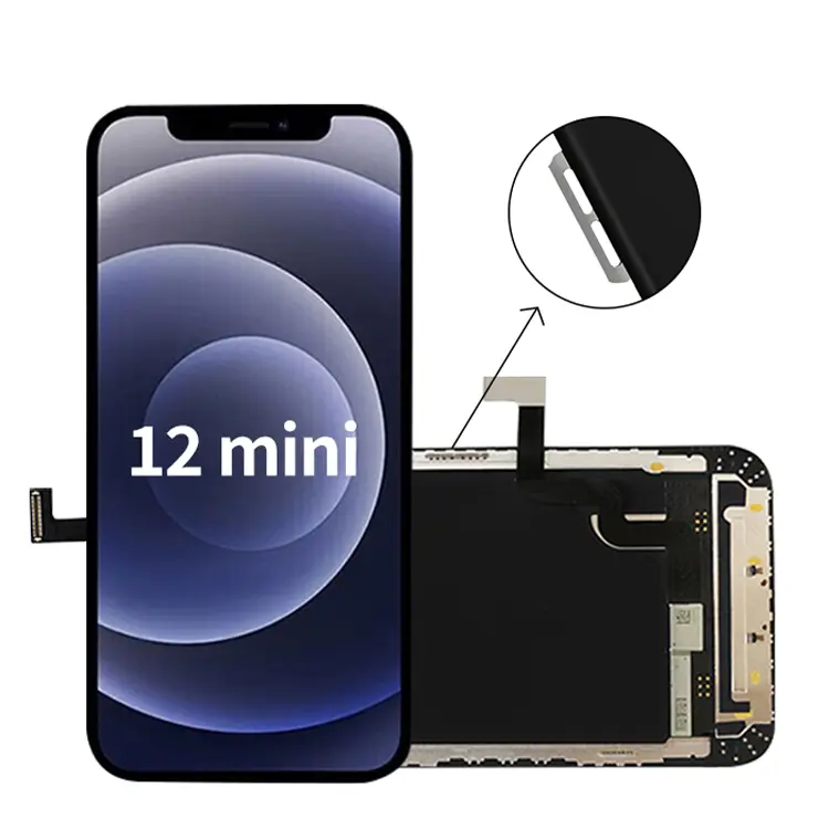 iPhone 12 Mini Smartphone Screen Display Replacement, Cellphone Repair Accessory