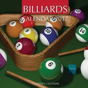 USED-Billiards Calendar 2017: 16 Month Calendar by Mann, David (Paperback)