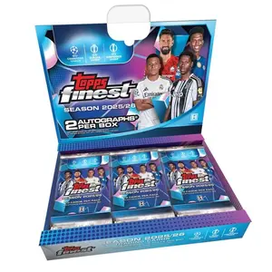 Topps Finest UEFA Club Competitions Soccer Hobby Box 2025/26