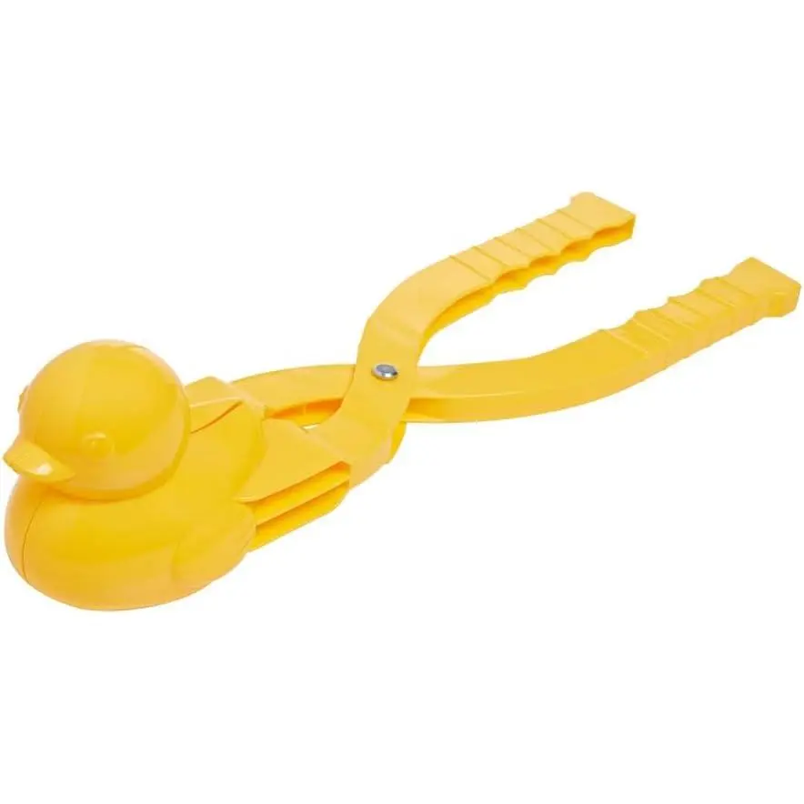 , Snowball Maker Tool with Handle for Snow Ball Fights for  and Adults, Cartoon Duck Snowball Maker  Play in Winter Outdoor (Large)...