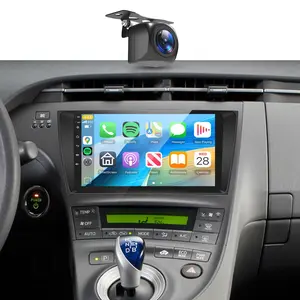 Car Stereo for【Toyota Prius 2010-2015】with Wireless CarPlay/Android Auto Android Radio 9" IPS Touch Screen,BT5.4,WIFI,GPS,SWC,Backup Camera Radio Car Video