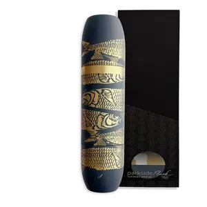 Caskata x High Camp Dark Blue Sardines Wine Flask