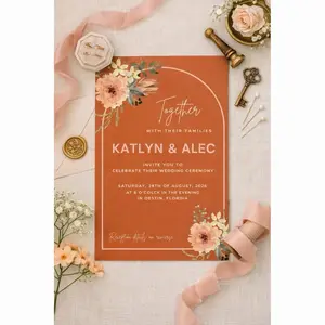 Sage Green Floral Wedding Invitation Suite Boho Arch Destination Minimalist Modern Elegant Neutral Linen Look 5x7 Invitation with Envelopes Optional Details Card